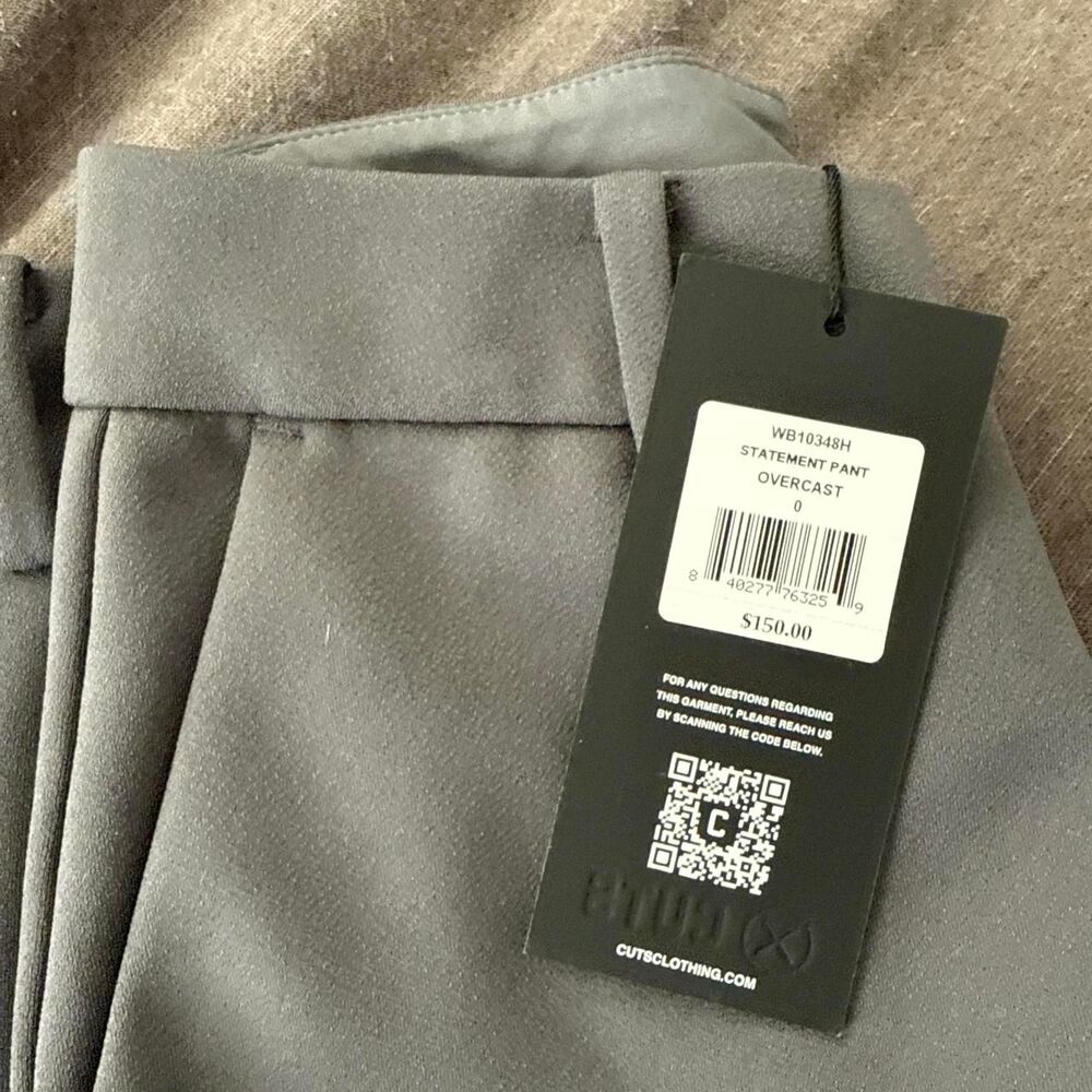 Cuts Women's Grey and Black Trousers